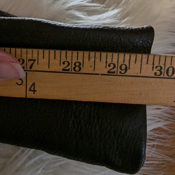 Vintage Calvin Klein 90s Leather Pants 5 / Small Brown - Picture 13 of 13
